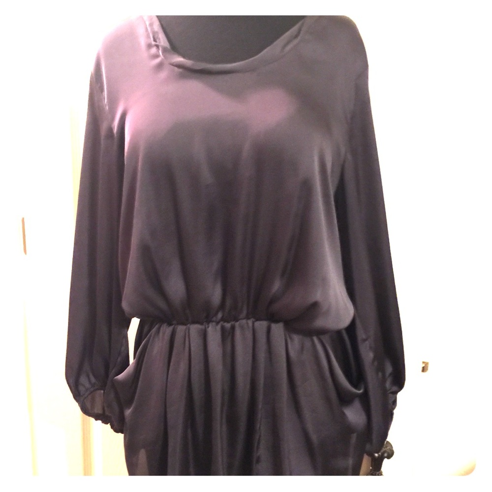 Long Sleeve Silk Top